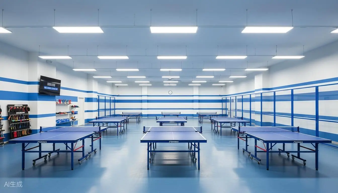乐乒运动中心室内训练场馆